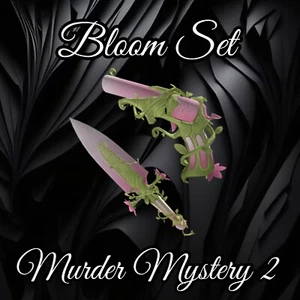 Murder Mystery 2 MM2 Bloom Set In Game Item - Very Rare Now! - Picture 1 of 1