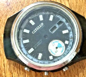 OROLOGIO DA POLSO CASE CRONOGRAFO CITZEN - SVIZZERO - Foto 1 di 5
