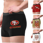49ers San Francisco Men's Boxer Briefs High Quality Breathable Stretch Briefs