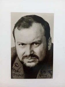 Rolf Hädrich - regista - autografo originale - circa 14x9 cm - cartolina autografata - Foto 1 di 1
