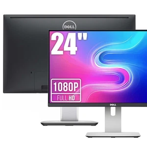 BEZRAMKOWY MONITOR 24” DELL U2414H LED IPS FULL HD 1920x1080 HDMI USB A KLASA - Zdjęcie 1 z 15