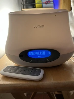 Lumie Bodyclock Iris 500. Aromatherapy Alarm Clock Remote Control please read  - Image 1 of 4