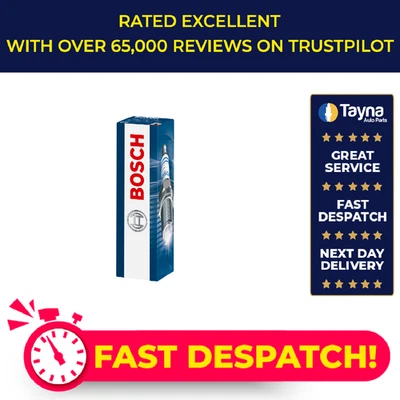 Spark Plugs Set 4x fits BMW 3 ActiveHybrid F30 3.0 12 to 15 N55B30A Bosch New - Image 1 of 4