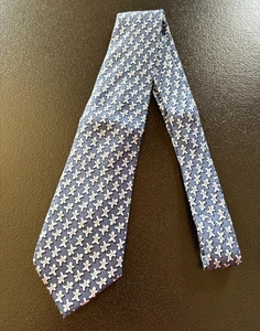 Vineyard Vines 100% Silk Boys Gingerman Navy Tie - Picture 1 of 5