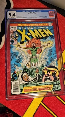 Uncanny X-Men #101 CGC 9.4 WP Cockrum/Claremont 1976 1st app. Phoenix - Image 1 of 4