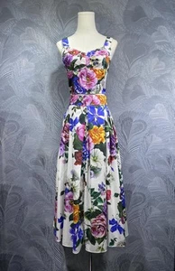 Women's 2025 Summer New Suspender Cotton Print Top with Overskirt Suit - Picture 1 of 8