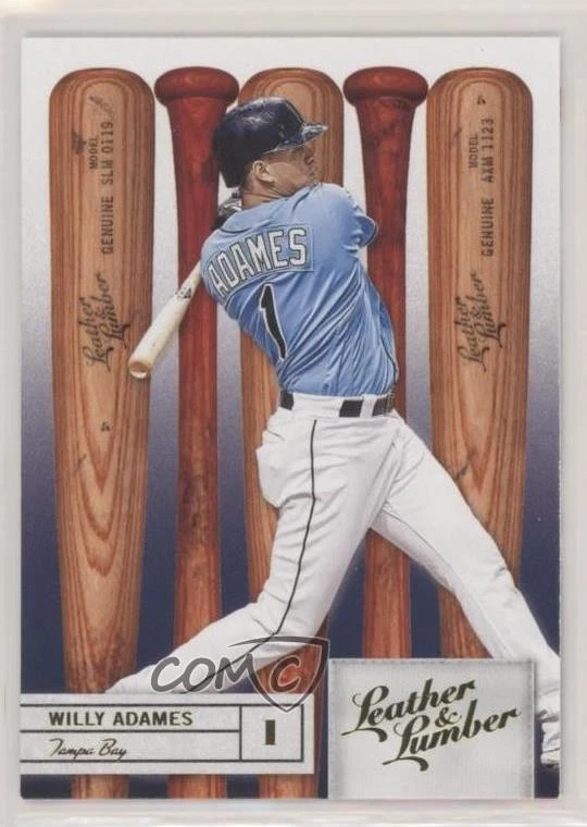 2019 Panini Leather & Lumber Bats Willy Adames #79 - Image 1 of 2