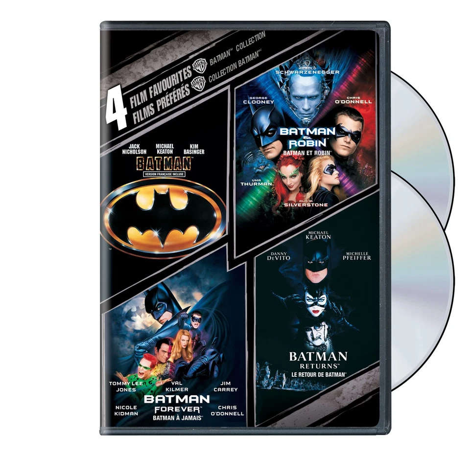 4 Film Favorites Batman Collection (Batman / Batman and Robin  (DVD) (US IMPORT) - Image 1 of 1