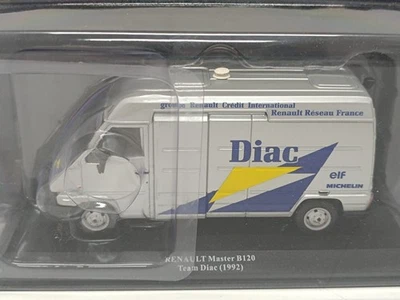 1/43 IXO Altaya FURGONE RENAULT MASTER B120 TEAM DIAC (1992) in blister - Immagine 1 di 4