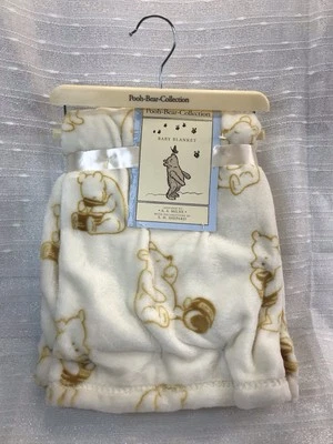 Детское одеяло Pooh Bear Collection Hunny Pot Love Pooh золотистый крем нейтральное унисекс - Изображение 1 из 4