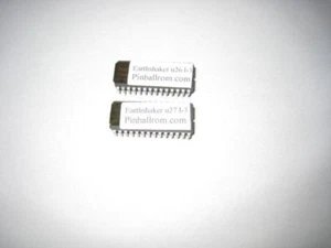Pinball ROM CPU SET (2 chips) Williams Earthshaker L-3 - Picture 1 of 1