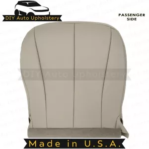 2007 to 2011 For Toyota Camry Passenger Bottom Leather Seat Cover Tan - Picture 1 of 8