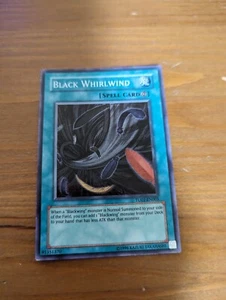 Yugioh TU01-EN005 Black Whirlwind Super Rare BLACKWING VERY HARD TO FIND + BONUS - Picture 1 of 4