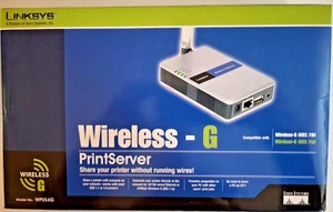 Linksys WPS54G Wireless G Print Server 54Mbps 802.11g - Picture 1 of 2