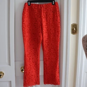 Free People Red Lacey Pant – Small/Petite - Picture 1 of 7