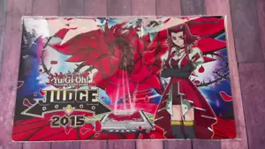 Yu-Gi-Oh Black Rose Dragon Akiza Card Pad Playmat Official Judge Mat 2015 - Picture 1 of 1