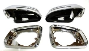 SPIEGEL KAPPEN MIT LED BLINKER UMLELDBEL. MERCEDES W204 BIS 2009 CHROM - Picture 1 of 5