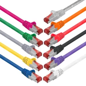 CAT6 DSL Patchkabel Netzwerkkabel Netzwerk LAN Kabel SFTP geschirmt RJ45 Stecker - Bild 1 von 43