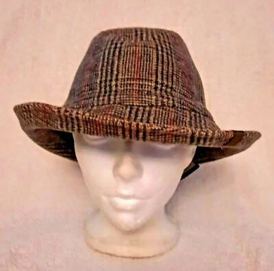 KANGOL TWEED TRILBY FEDORA HAT - 6312HT - Image 1 of 2