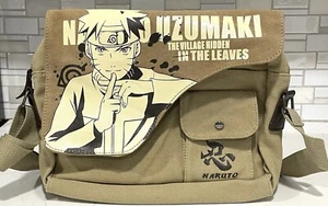 Anime Uzumaki Canvas Messenger Bag Shoulder Bag Satchel Kid Naruto Backpack Bag - Picture 1 of 7