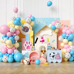 Paw Balloon Arch Kit Dog Balloon Arch Pastel Balloon Garland Kit with 18/12/1... - Picture 1 of 6