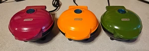 3 Dash Mini Maker Electric Griddles Tested Nice - Picture 1 of 8