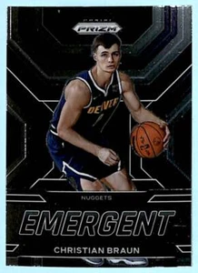 2022-23 Panini Prizm Christian Braun RC Emergent #21 Nuggets - Bild 1 von 2