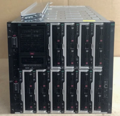 HPE Synergy 12000 10x 480 Gen10 2x 40GB VC 2x 16GB FC D3940 12TB SAS Frame - Image 1 of 2