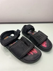 Adidas X Pharrell Adilette 2.0 Hu Men's Size 9 Sandal EG7824 Black Core - Picture 1 of 19