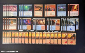 Mazo de 60 cartas - ASALTO SÍSMICO ROJO AZUL - Listo para jugar - Moderno - Magic MTG FTG - Imagen 1 de 1