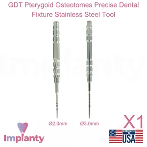 Herramienta de acero inoxidable accesorio dental preciso osteotomas pterigoides GDT - Imagen 1 de 5