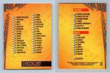 Checklist #50 Spider-Man International 1997 Fleer Trading Card