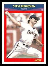 1990 Score 100 Superstars Steve Bedrosian #31 San Francisco Giants