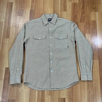 Nike 6.0 Button Up Shirt Mens Small Brown Plaid Check Long Sleeve Skateboarding - Image 1 of 4