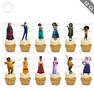 12 Encanto Cupcake Topper Mirabela Luisa Isabela Bruno Food Birthday Party - Picture 1 of 1