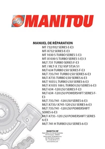 Manitou MT732 932 x732 1030 731 634 735 741 735 manuel de livre de réparation - Picture 1 of 1
