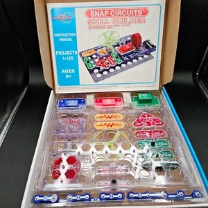 Snap Circuits Skill Builder SB-125 Electronic STEM Projects Complete Elenco - Picture 1 of 12