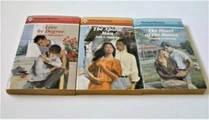 Lot of 3 Harlequin Paperbacks Apollo Man, Heart of The Matter, Love by Degree - Imagen 1 de 1