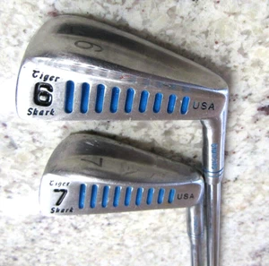 Tiger Shark Simmons 6 AND 7 IRONS True Temper Dynamic Steel - SWING Rite GRIP - Picture 1 of 7