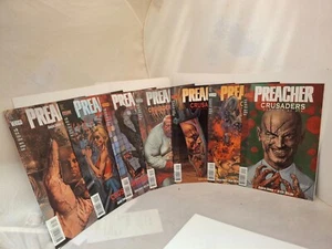 "PREACHER" '96 VERTIGO DC Iss #18,19,20,21,21,23,24 *COMPLETE CRUSADERS* - Picture 1 of 15