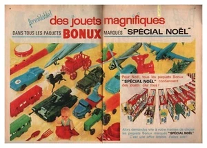 1962 DOCUMENT (ref Irf 51) PUB CADEAUX LESSIVE BONUX 2pages - Picture 1 of 1