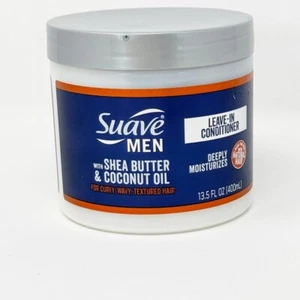 Suave Men Leave In Conditioner Curly, Wavy, Textured Hair 13.5 Oz NEW - Picture 1 of 3