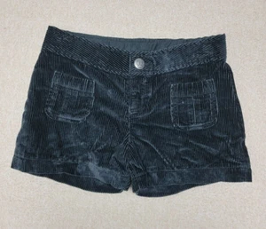 NWT~GAP KIDS Girl's 14 Regular Black Corduroy Shorts Adjustable Waist - Picture 1 of 5