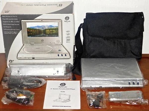 8" screen Digital Labs Portable DVD Player with car kit Model # K725 New in Box - Picture 1 of 7