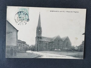CPA 35 ROMILLE - Place de l'Eglise - Imagen 1 de 2