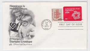 TurtlesTradingPost- Non-Profit Organizations- 1976 #U577 FDC- Artcraft Cachet - Picture 1 of 1