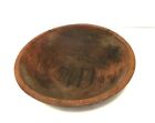 Primitive Wooden Bowl / Dough Bowl ~ 11? Off Round / Pre-Owned And Used Farmhous