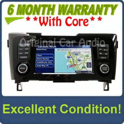 Nissan Rogue 2016-2018 OEM navegación AM FM XM radio reproductor de CD receptor Foto 1 de 4