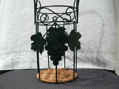  SOPORTE PARA BOTELLAS DE VINO DE METAL / bolso Foto 1 de 4