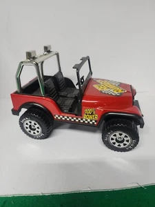 Vintage Tonka Red Rampage off road Jeep wrangler 2410. pressed steel model car. - Picture 1 of 9
